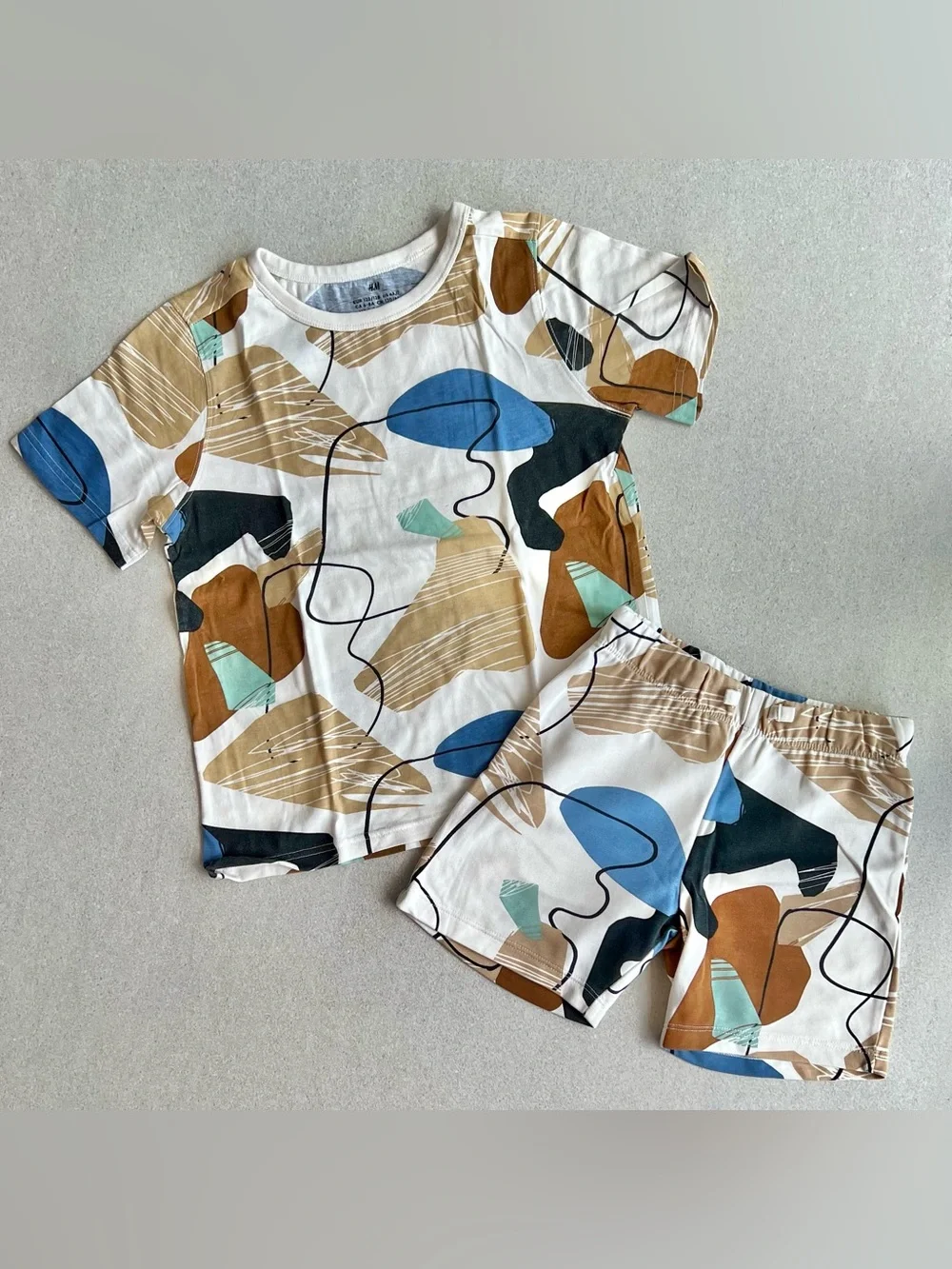 Boy clothes bundle: 3 sets of matching t-shirts & shorts